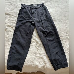 Everlane Black Barrel Style Pants - Size 2